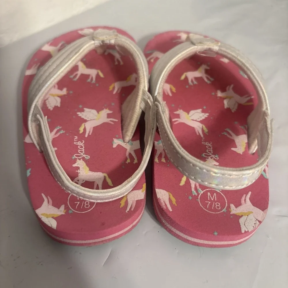 Toddler Girls Flip Flops Size M‎ 7/8
